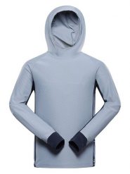 Alpine Pro Bluza polarowa "Fez" w kolorze błękitnym rozmiar: L. Niebieskie t-shirty sportowe Alpine Pro, bez wzorów, z materiału, bez ramiączek, outdoorowe. Za 225.45 zł.