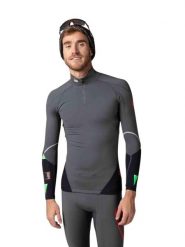 Koszulka Rossignol męska Infini Compression Race Top szara. Szare odzież kompresyjna Rossignol, m, bez wzorów, z elastanu, narciarskie. Za 576.30 zł.