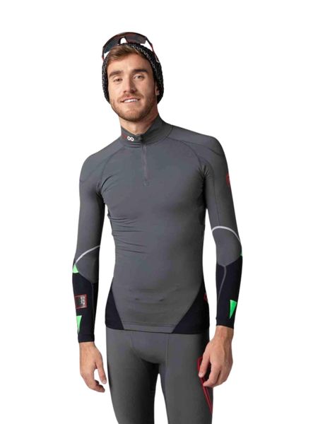 Koszulka Rossignol męska Infini Compression Race Top szara. Szare odzież kompresyjna Rossignol, m, bez wzorów, z elastanu, narciarskie. Za 576.30 zł.