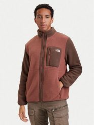 The North Face Polar Yumiori NF0A883R Brązowy Regular Fit. Brązowe bluzy z polaru The North Face, m, bez wzorów, z polaru, bez kaptura. Za 479.99 zł.