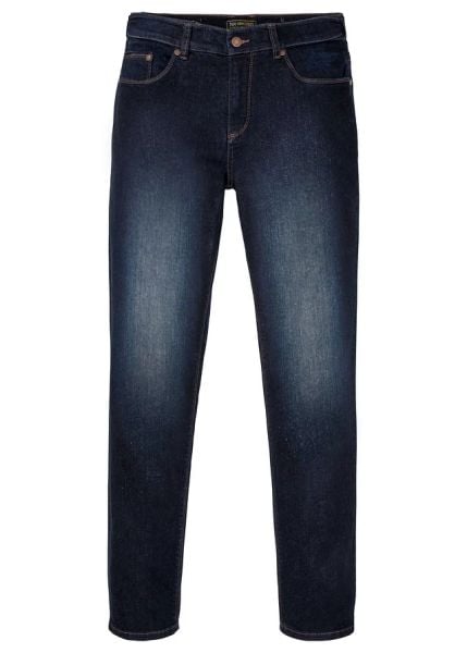 Jeansy regular fit z wielokierunkową elastycznością, z wygodną talią, straight. Niebieskie jeansy bonprix, m. Za 149.99 zł.