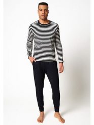 Skiny Piżama w kolorze czarno-białym rozmiar: XL. Czarne piżamy Skiny, xl, bez wzorów, bez ramiączek. Za 152.99 zł.