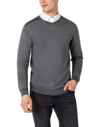 Timezone Sweter w kolorze szarym rozmiar: M. Szare swetry nierozpinane Timezone, m, bez wzorów, bez kołnierzyka, bez ramiączek. Za 113.45 zł.