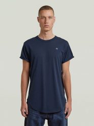 G-Star Koszulka w kolorze granatowym rozmiar: M. Niebieskie bezrękawniki G-Star, m, bez wzorów, z bawełny, bez kołnierzyka, bez ramiączek. Za 101.94 zł.