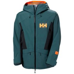 Kurtka narciarska z kapturem Helly Hansen Sogn Tinden. Zielone kurtki narciarskie i snowboardowe Helly Hansen, l, bez wzorów, narciarskie. Za 1,845.95 zł.