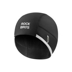 Czapka rowerowa Rockbros zimowa wiatroodporna. Czarne czapki zimowe ROCKBROS, bez wzorów. Za 49.90 zł.