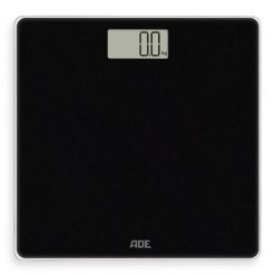 Waga łazienkowa, do 180 kg, 30 x 30 cm, czarna. Czarne wagi łazienkowe ADE. Za 139.90 zł.
