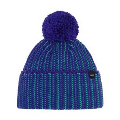 Czapka Eisbar Ronda Pompon MÜ. Niebieskie czapki zimowe Eisbar, bez wzorów, z wełny. W wyprzedaży za 215.54 zł.