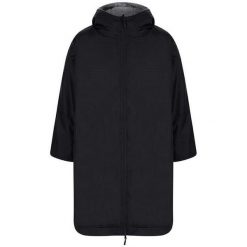 Szlafrok Unisex Dla Dorosłych Na Każdą Pogodę. Czarne szlafroki FINDEN & HALES, bez wzorów, bez ramiączek, bez kaptura. Za 519.99 zł.