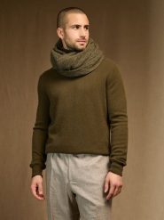 Perfect Cashmere Kaszmirowy szal "Silven" w kolorze khaki rozmiar: onesize. Brązowe szaliki Perfect Cashmere, bez wzorów, z kaszmiru. Za 456.99 zł.