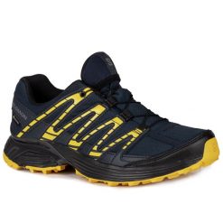 Buty męskie sportowe trekkingowe Salomon BACKBONE GTX. Czarne trekkingi Salomon, bez wzorów, bez zapięcia. W wyprzedaży za 449.00 zł.