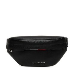 Saszetka nerka Tommy Hilfiger. Czarne saszetki i nerki Tommy Hilfiger, bez wzorów. Za 389.99 zł.