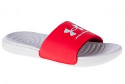 Klapki basenowe męskie Under Armour Ansa Fixed Slides. Białe klapki Under Armour, z materiału. Za 130.99 zł.