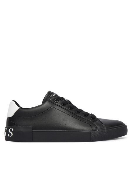 Guess Sneakersy FMFPAN ELE12 Czarny. Czarne buty sportowe casual Guess, z aplikacjami, ze skóry, bez zapięcia. Za 414.99 zł.