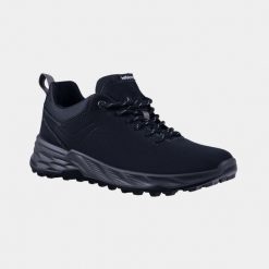 Buty trekkingowe męskie Alpinus Gemona Low niskie. Szare buty turystyczne Alpinus, na jesień, bez wzorów, z nubiku, bez zapięcia, trekkingowe. Za 399.00 zł.