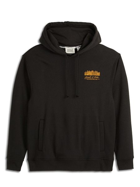 Scotch & Soda Bluza w kolorze czarnym rozmiar: S. Czarne bluzy Scotch & Soda, s, bez wzorów, z kapturem. Za 126.45 zł.