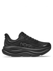 Hoka Buty do biegania Bondi 9 X-Wide 1162015 Czarny. Czarne buty do biegania HOKA, bez wzorów, z materiału, bez zapięcia, do biegania. Za 799.99 zł.