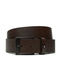 Pasek Męski Tommy Hilfiger. Brązowe paski Tommy Hilfiger, bez wzorów. Za 169.99 zł.