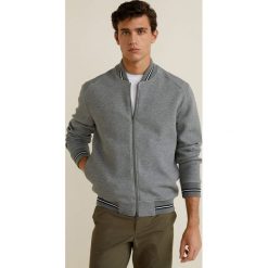 Mango Man - Bluza Dager. Szare bluzy marki Mango Man, z bawełny. Za 229.90 zł.