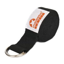 Pasek do jogi Majestic Sport YOGA czarny. Czarne paski MAJESTIC SPORT, bez wzorów, sportowe. Za 24.99 zł.