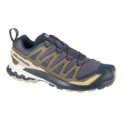 Buty Męskie Bieganie. Szare buty turystyczne Salomon, bez wzorów, bez zapięcia, do biegania. Za 754.99 zł.