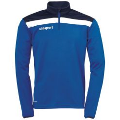 Bluza piłkarska męska Uhlsport Offense 23 1/4 zip. Niebieskie bluzy Uhlsport, m, bez wzorów, bez kaptura. W wyprzedaży za 160.00 zł.