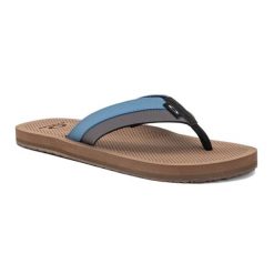 Japonki plażowe męskie Oakley Burke Flip Flop. Brązowe japonki Oakley, bez wzorów. Za 69.99 zł.