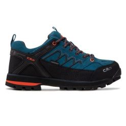 Buty trekkingowe męskie CMP Moon Low niebieskie. Niebieskie buty turystyczne CMP, bez wzorów, z gumy, bez zapięcia, trekkingowe. Za 439.99 zł.