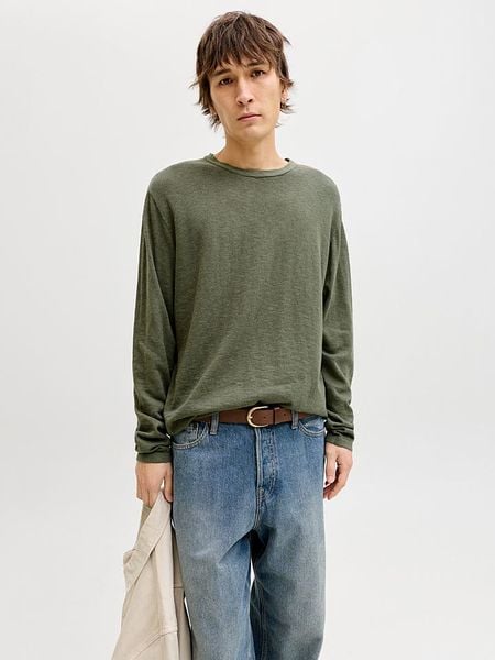 Jack & Jones Sweter "Summer" w kolorze khaki rozmiar: XXL. Brązowe swetry nierozpinane Jack & Jones, xxl, bez wzorów, bez kołnierzyka, bez ramiączek. Za 100.99 zł.