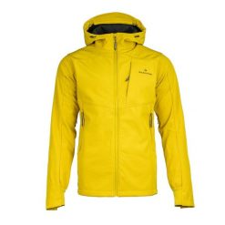 Kurtka męska softshell Ventura SS. Żółte kurtki Bergson, m, bez wzorów, z softshellu, bez kaptura. W wyprzedaży za 383.00 zł.