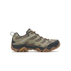 Buty trekkingowe Merrell Moab 3 Gore-Tex. Zielone buty do biegania Merrell, bez wzorów, z gore-texu, bez zapięcia, do biegania, gore-tex. Za 651.20 zł.