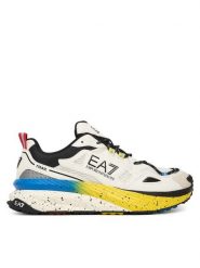 EA7 Emporio Armani Sneakersy 7X000602 AF10181 MZ701 Kremowy. Białe buty sportowe casual EA7 Emporio Armani, bez wzorów, ze skóry, bez zapięcia. Za 755.99 zł.