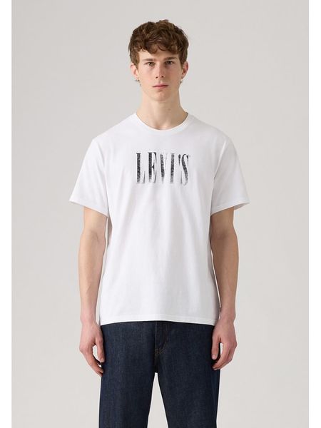 Levi's Koszulka w kolorze białym rozmiar: L. Białe bezrękawniki Levi's®, l, bez wzorów, z bawełny, bez kołnierzyka, bez ramiączek. Za 70.24 zł.