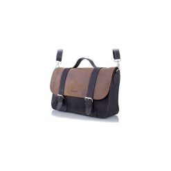 Jasno brązowa męska skórzana torba na ramię raportówka brodrene bl11. Torby na ramię marki Brødrene. Za 450.00 zł.