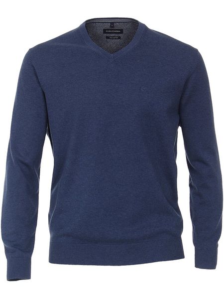 CASAMODA Sweter w kolorze niebieskim rozmiar: XXL. Niebieskie swetry nierozpinane CASAMODA, xxl, bez wzorów, z bawełny, bez kołnierzyka, bez ramiączek. Za 127.35 zł.