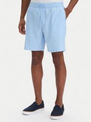 Tommy Hilfiger Szorty materiałowe Dover MW0MW44355 Niebieski Regular Fit. Niebieskie szorty Tommy Hilfiger, m, bez wzorów, ze lnu. Za 409.99 zł.