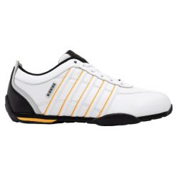 Sneakersy męskie K-swiss ARVEE 1.5 COURT STYLE białe (02453-151-M). Białe buty sportowe casual K-SWISS, na lato, bez wzorów, bez zapięcia. Za 279.00 zł.