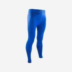 Legginsy termiczne do piłki nożnej Kipsta Keepdry 500. Niebieskie bielizna termoaktywna KIPSTA, xl, bez wzorów, z elastanu, bez ramiączek, do piłki nożnej. W wyprzedaży za 59.99 zł.
