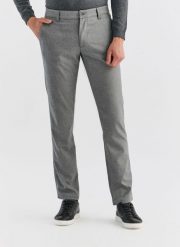 PAKO LORENTE – Szare casualowe spodnie męskie P23WF-WX-003-S-S. Szare spodnie materiałowe Pako Lorente, na co dzień, l, bez wzorów, z elastanu, casualowe. Za 79.99 zł.