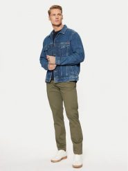 Mustang Kurtka jeansowa Dallas 1015542 Niebieski Regular Fit. Niebieskie kurtki Mustang, m, bez wzorów, z bawełny, bez kaptura. Za 319.99 zł.