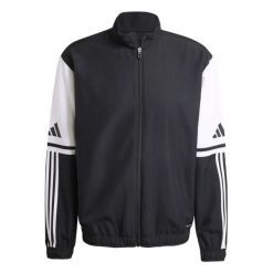 Bluza Adidas Sport Sq25 Pre Jkt Dorosłych. Czarne bluzy Adidas, s, bez wzorów, bez kaptura. Za 148.00 zł.
