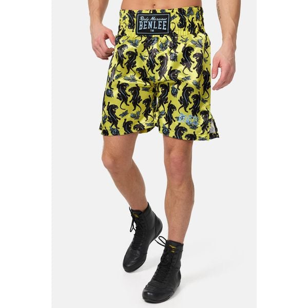 Szorty bokserskie Benlee Panther Boxing. Czarne szorty Benlee, bez wzorów, sportowe. Za 275.00 zł.
