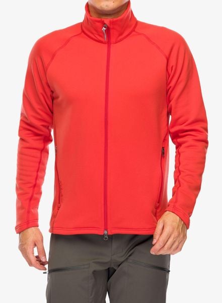 Kurtka polarowa męska Houdini Power Up Jacket. Czerwone kurtki Houdini, m, bez wzorów, z materiału, bez kaptura. Za 637.99 zł.