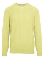 Malo Optimum Kaszmirowy sweter w kolorze jasnożółtym rozmiar: L. Żółte swetry nierozpinane Malo Optimum, l, bez wzorów, z kaszmiru, bez kołnierzyka, bez ramiączek. Za 491.99 zł.