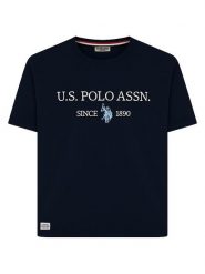 U.S. Polo Assn. Koszulka w kolorze granatowym rozmiar: 3XL. Niebieskie koszulki polo U.S. Polo Assn., s, bez wzorów, z bawełny, bez kołnierzyka, bez ramiączek. Za 87.40 zł.