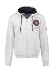 Geographical Norway Bluza "Geganto" w kolorze szarym rozmiar: S. Szare bluzy Geographical Norway, s, bez wzorów, bez kaptura. Za 119.40 zł.