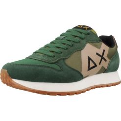 Buty SUN68 JAKI BICOLOR Zielony. Zielone buty trekkingowe SUN68, bez wzorów, ze skóry, bez zapięcia. Za 232.99 zł.