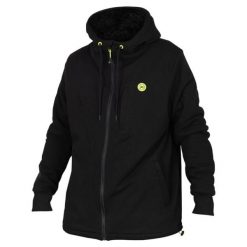 Bluza Męska Wędkarska Matrix Ocieplana Z Kapturem Sherpa Hoodie. Czarne bluzy z kapturem matrix, m, bez wzorów, z kapturem. Za 284.99 zł.
