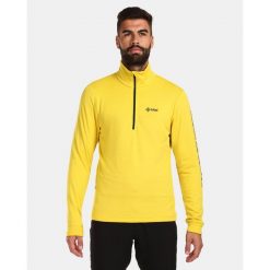 Męska bluzka termoaktywna stretch Kilpi ROLO-M. Żółte bielizna termoaktywna Kilpi, na zimę, m, bez wzorów, bez ramiączek, narciarskie. Za 215.49 zł.