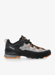 Buty podejściowe męskie AKU Rock DFS GTX. Szare buty turystyczne Aku, bez wzorów, z gore-texu, bez zapięcia, trekkingowe, gore-tex. Za 775.49 zł.